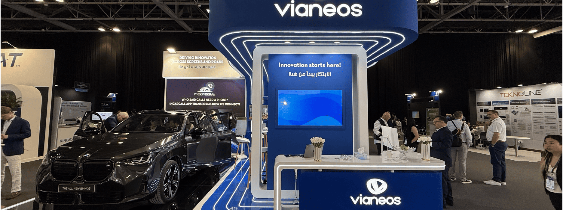 Vianeos Unveils Next-Gen Streaming Innovations at CABSAT 2025 Featuring the Launch of inCarCall App and AI Content Moderation